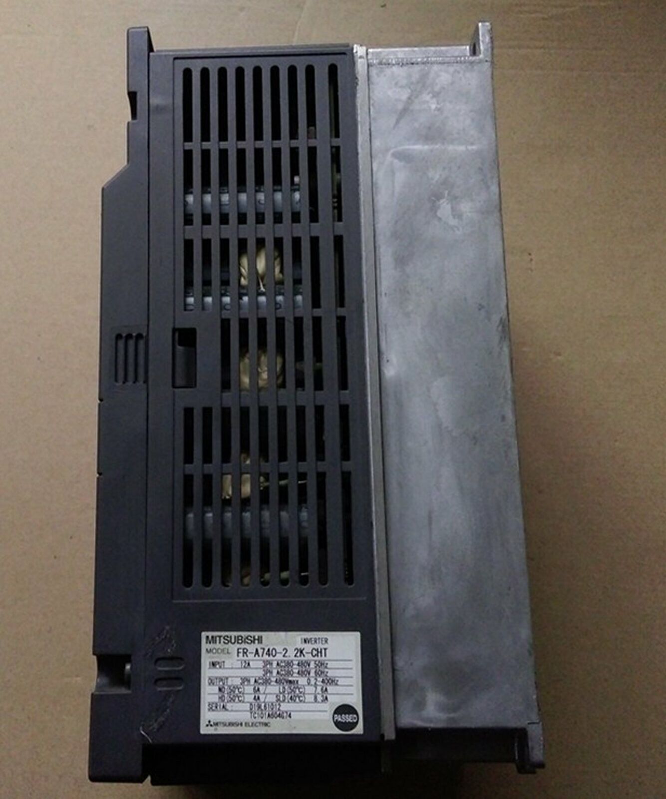 Used Mitsubishi Inverter A700 FR-A740-2.2K-CHT Good Condition - MITSUBISHI