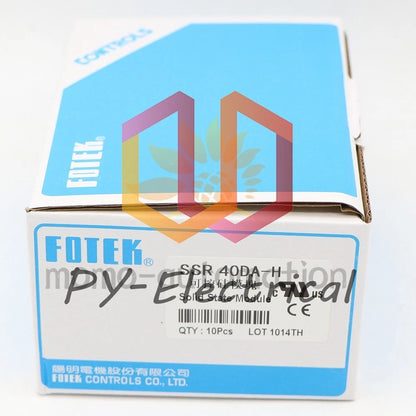 2 PCS FOTEK single-phase solid state relay SSR-40DA-H high voltage 480V 40A