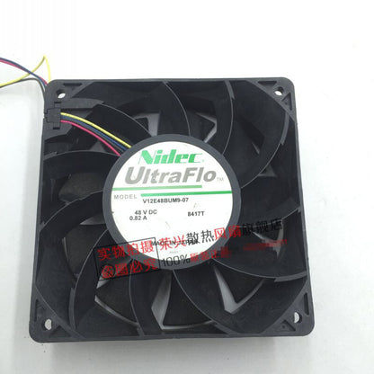 NIDEC V12E48BUM9-07 12038 48V 0.82A 12CM switch chassis fan