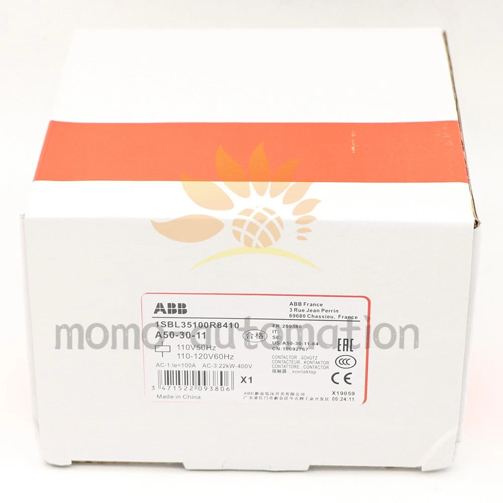 ABB A50-30-11 110V 50Hz/110-120V 60Hz Contactor 1PCS #MO
