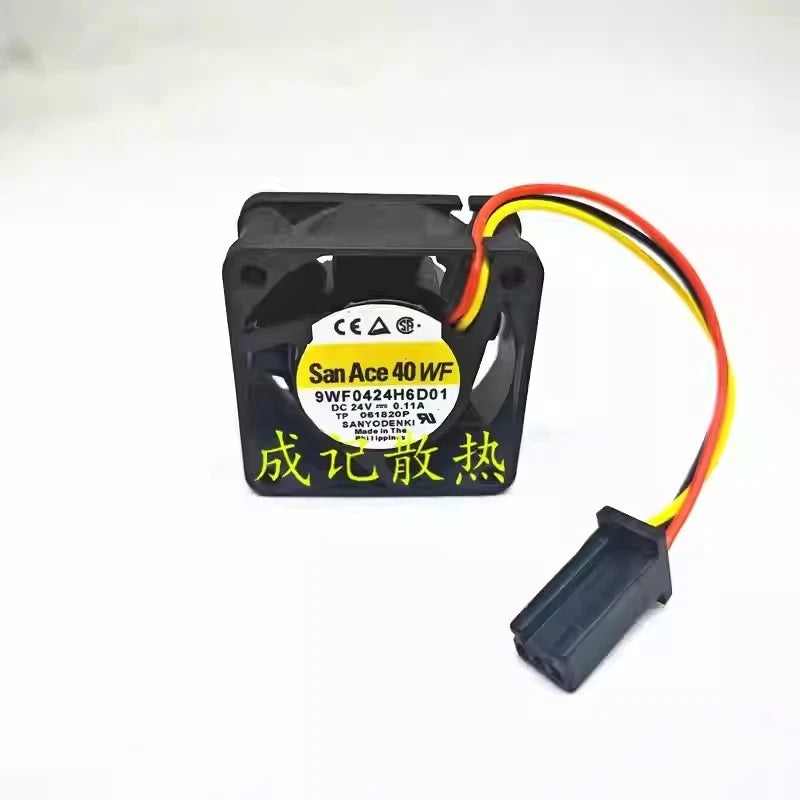Sanyo SanAce 40WF 9WF0424H6D01 DC24V 0.11A 4CM 3-pin Fanuc Cooling Fan