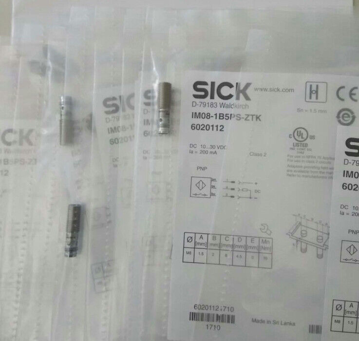 ONE SICK Proximity Switch Sensor IM08-1B5PS-ZTK - ONE SICK