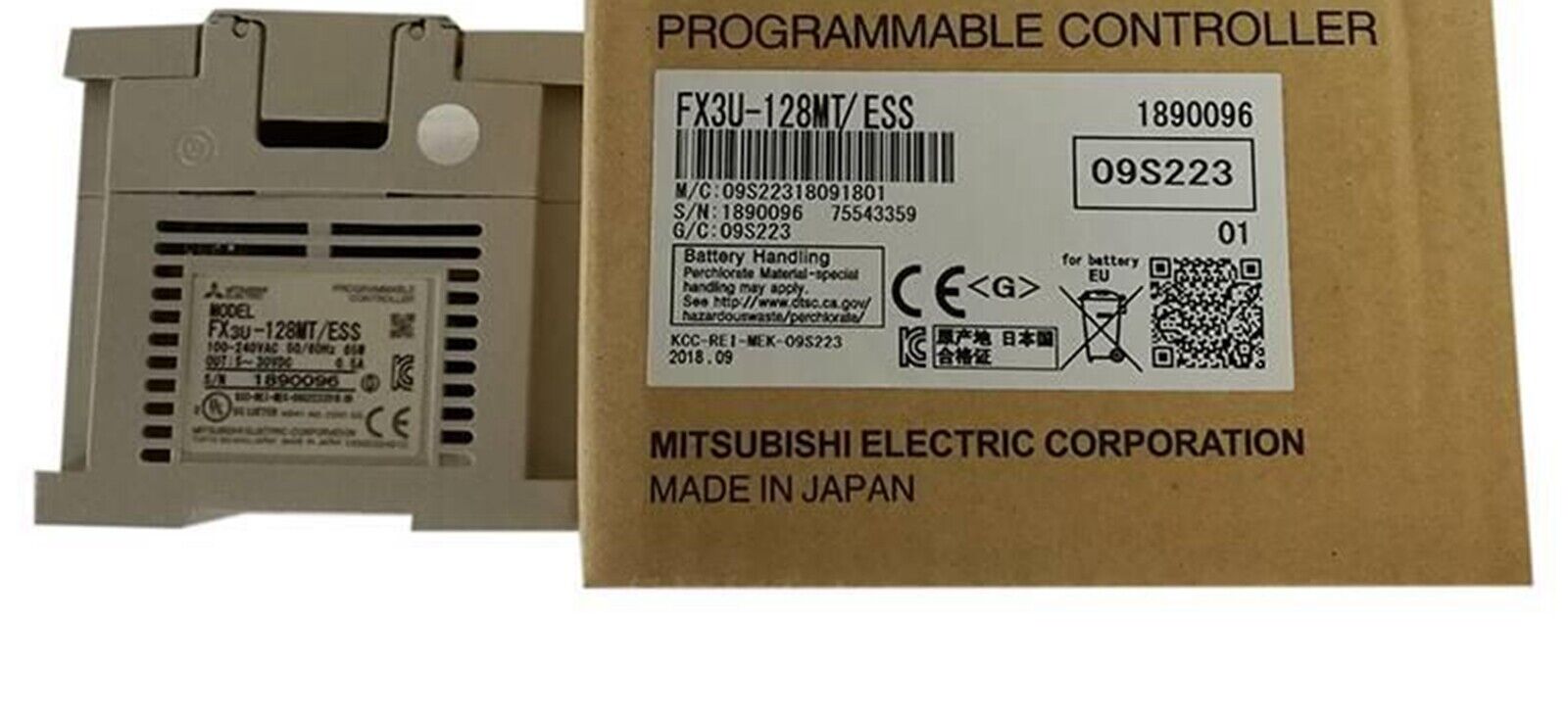 Mitsubishi FX3U-128MT-ESS PLC Controller - MITSUBISHI