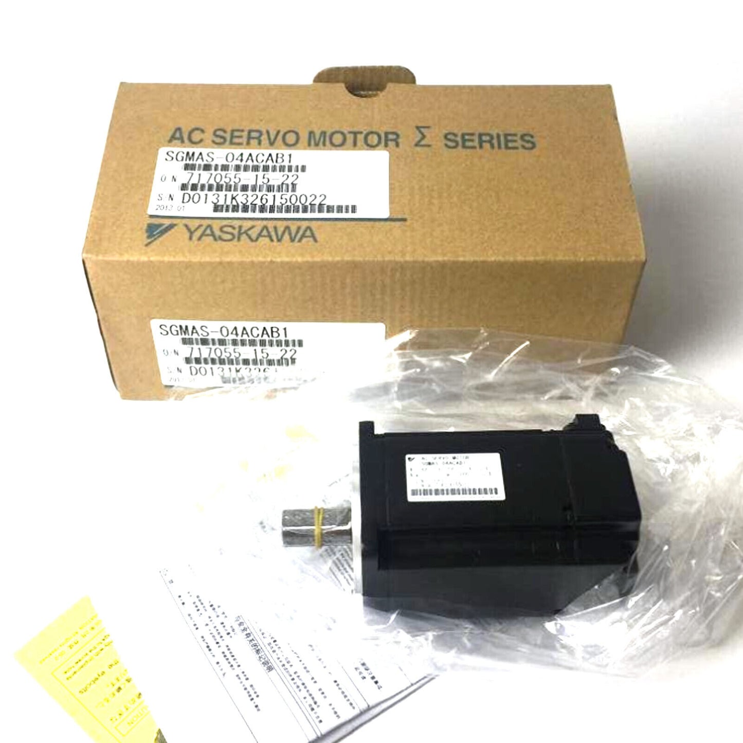 Yaskawa SGMAS-04ACAB1 Servo Motor - YASKAWA
