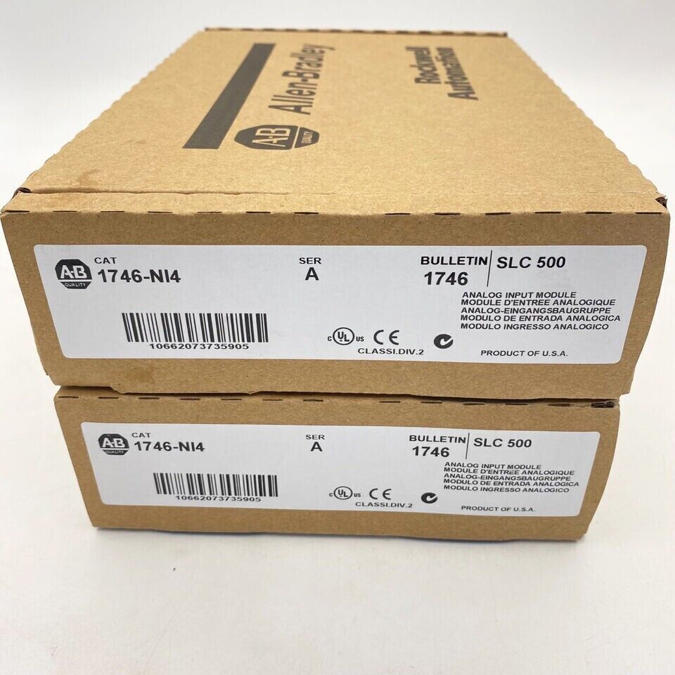 Allen-Bradley 1746-NI4 SER A SLC 500 Analog Input Module PLC - ALLEN-BRADLEY