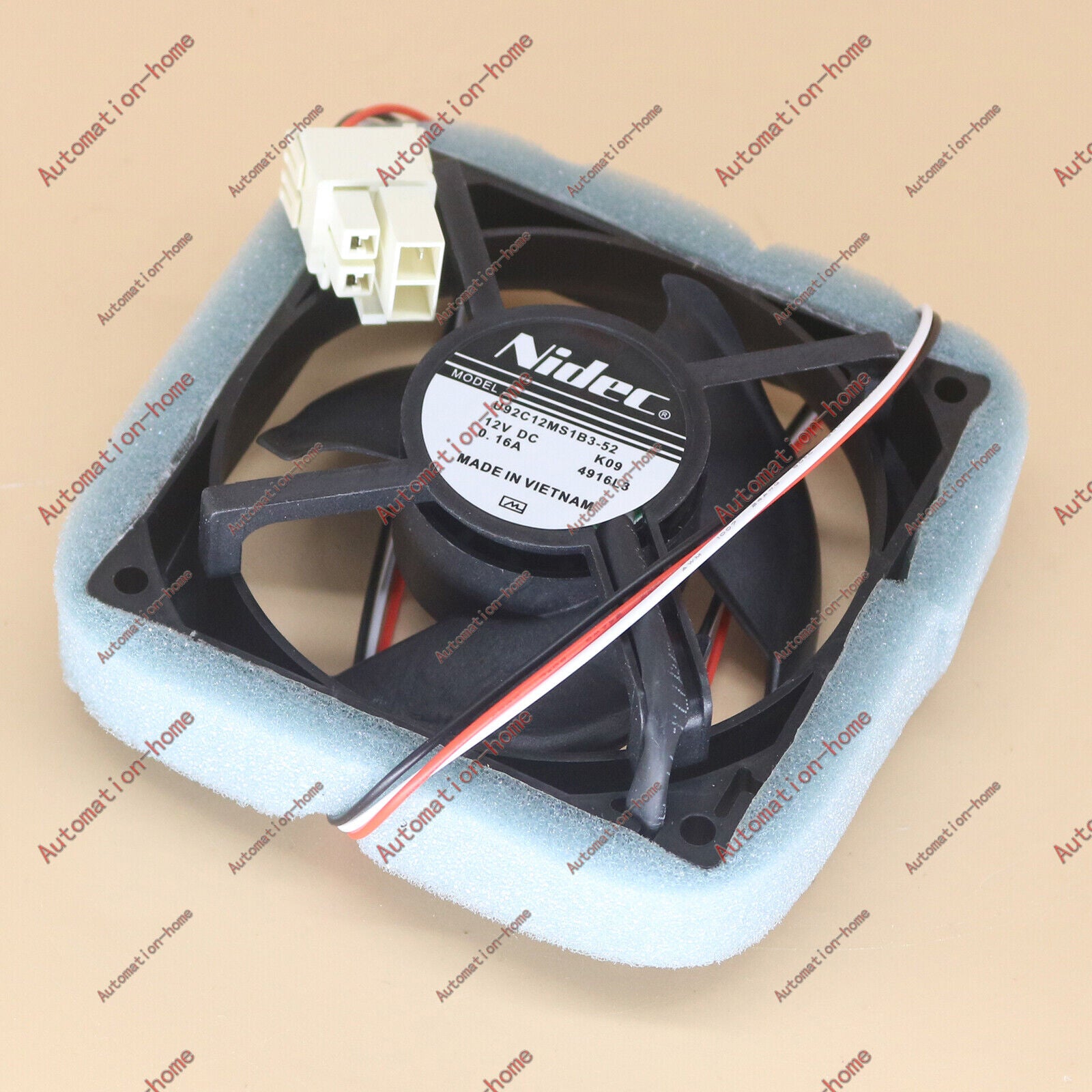 new Nidec U92C12MS1B3-52 12V 0.16A fan For Samsung Refrigerator