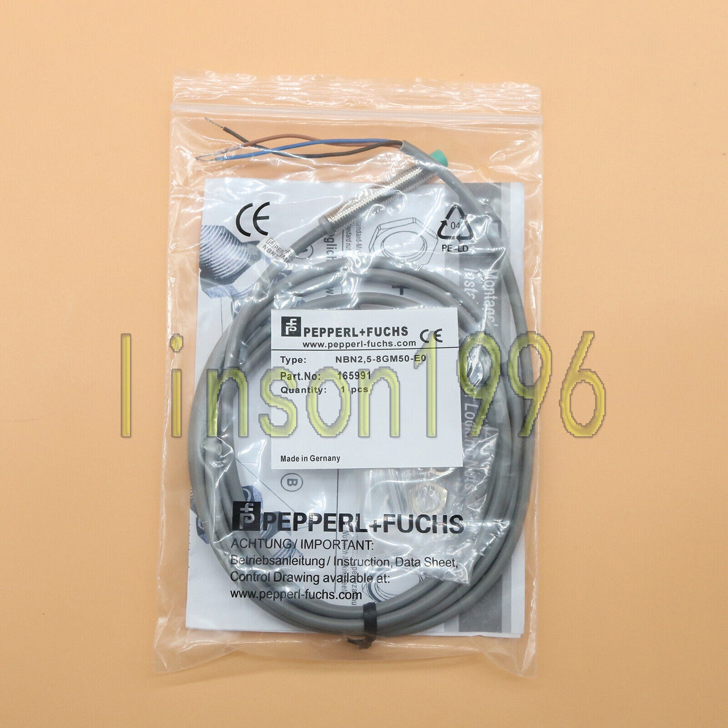 1PC Pepperl+Fuchs Proximity Switch NBN2.5-8GM50-E0 - PEPPERL+FUCHS
