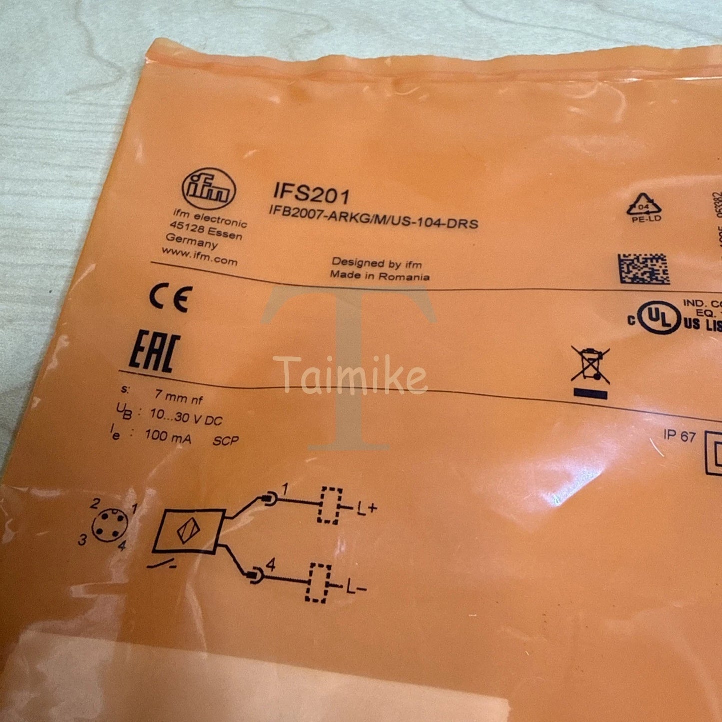 ! IFM IFS201 Proximity Sensor Switch IFB2007-ARKG/M/US-104-DRS