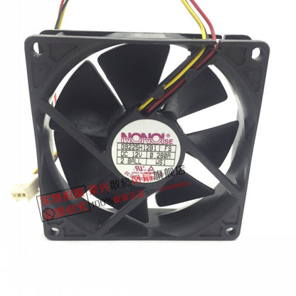 NONOL SE G9225H12B1 9025 9CM 12V 0.280A 3-wire chassis cooling fan