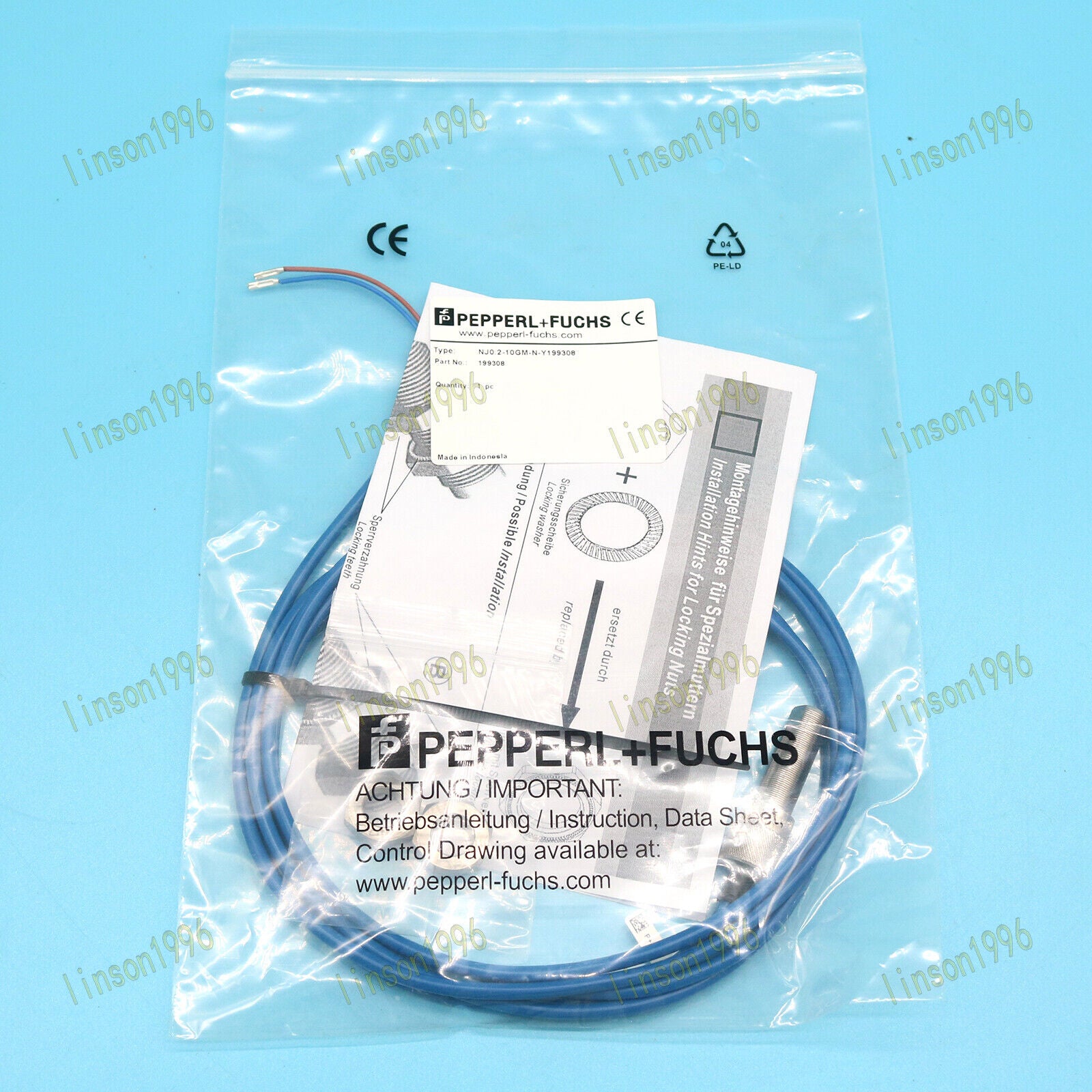 New Pepperl+Fuchs Sensor NJ0.2-10GM-N-Y199308 - PEPPERL+FUCHS