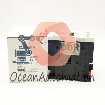 TECO CU-65R Magnetic Contactor 100 Amp, 3 Phase, 110V Coil 3A2a2b