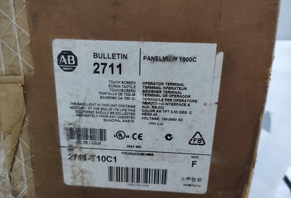Allen-Bradley Panelview 1000 Operator Panel Ser F2711-T10C1 - ALLEN-BRADLEY