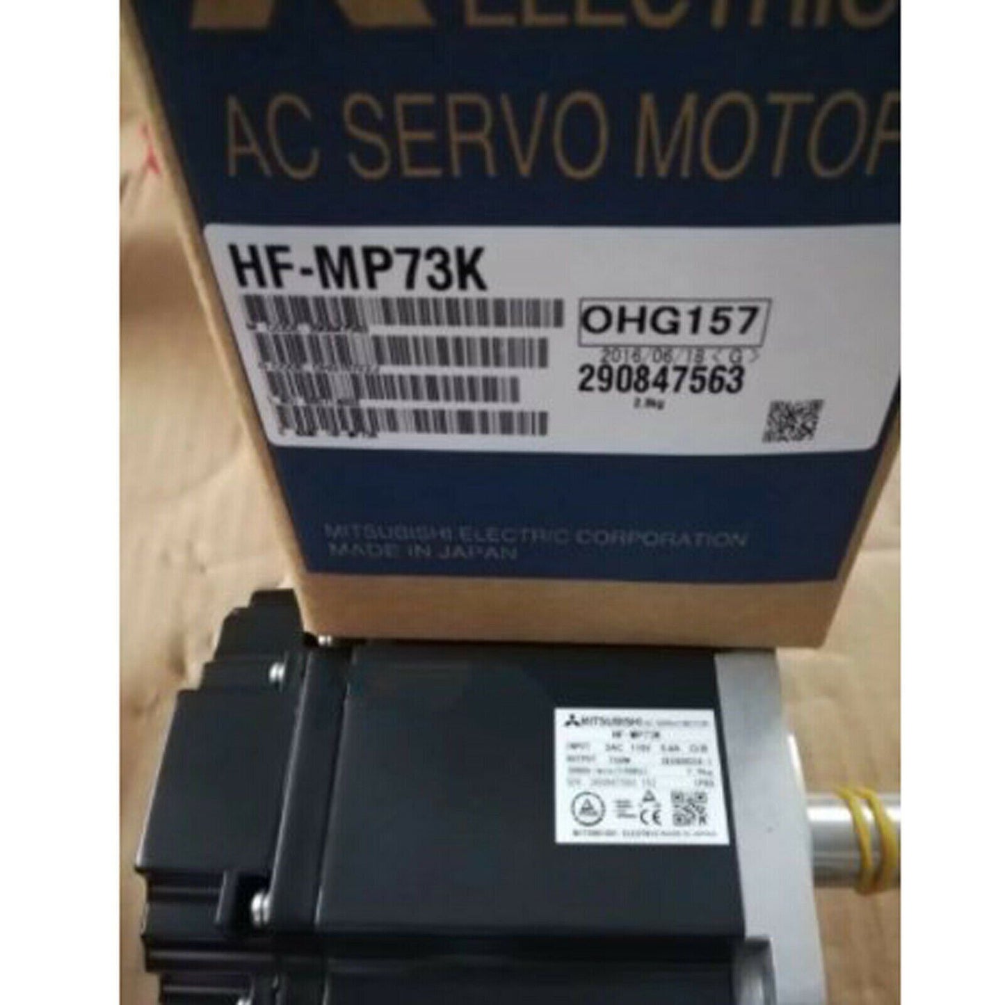 Mitsubishi IN BOX AC Servo Motor HF-MP73K 1-Year Limited Warranty - MITSUBISHI