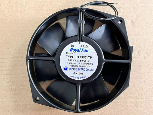 1pc Royal Fan Fan UT795C-TP AC200V 36/31W 17215038MM