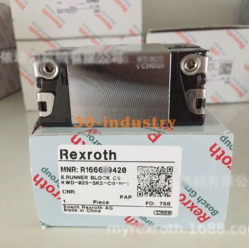 1Pc Rexroth Linear Guide Block Model R166639420 - High Quality - REXROTH