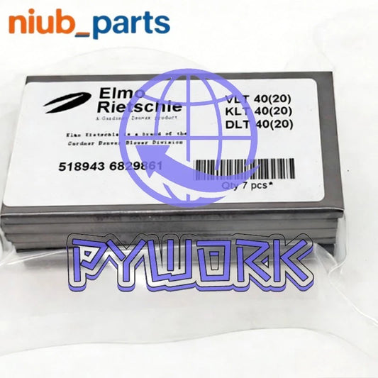 518943 7PCS Carbon Vanes FOR Rietschle DLT/KLT/VLT40 TR40/41DV VTN40/41 KTN DTN