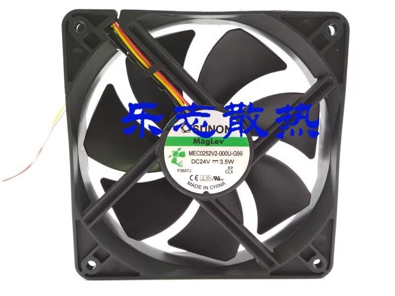 SUNON MEC0252V2-000U-G99 12025 DC24V 3.5W 3-Wire Inverter Cooling Fan
