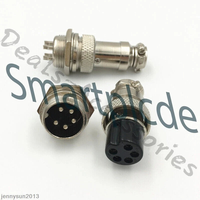 GX16/GX20/GX12 Ation Plug Male&Female Wire Panel Metal Connector 2/3/4/5/6Pin