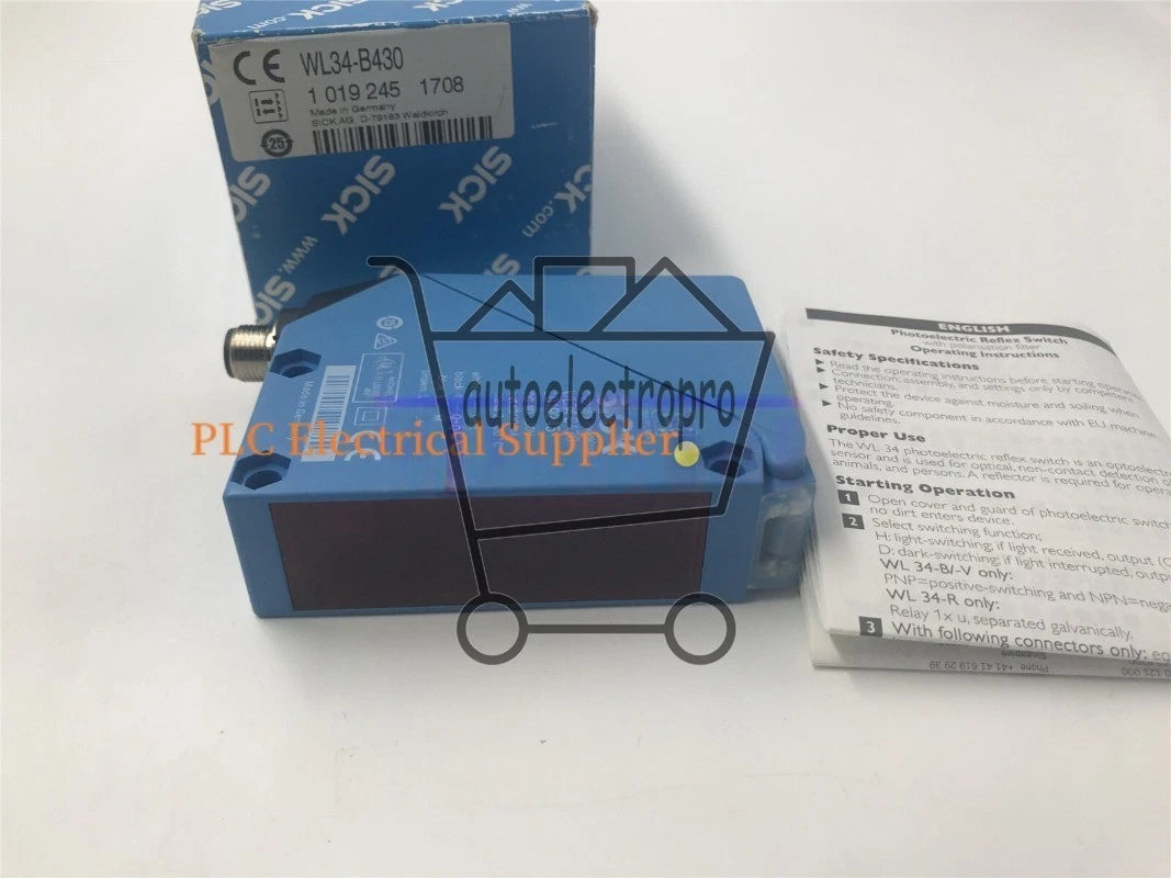 1X SICK Photoelectric sensor WL34-B430 1019245 Fast Delivery