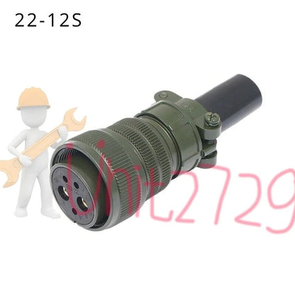 1pcs for Ation plug servo connector 5pin MS3106A-22-12S MS3102A-22-12P #un