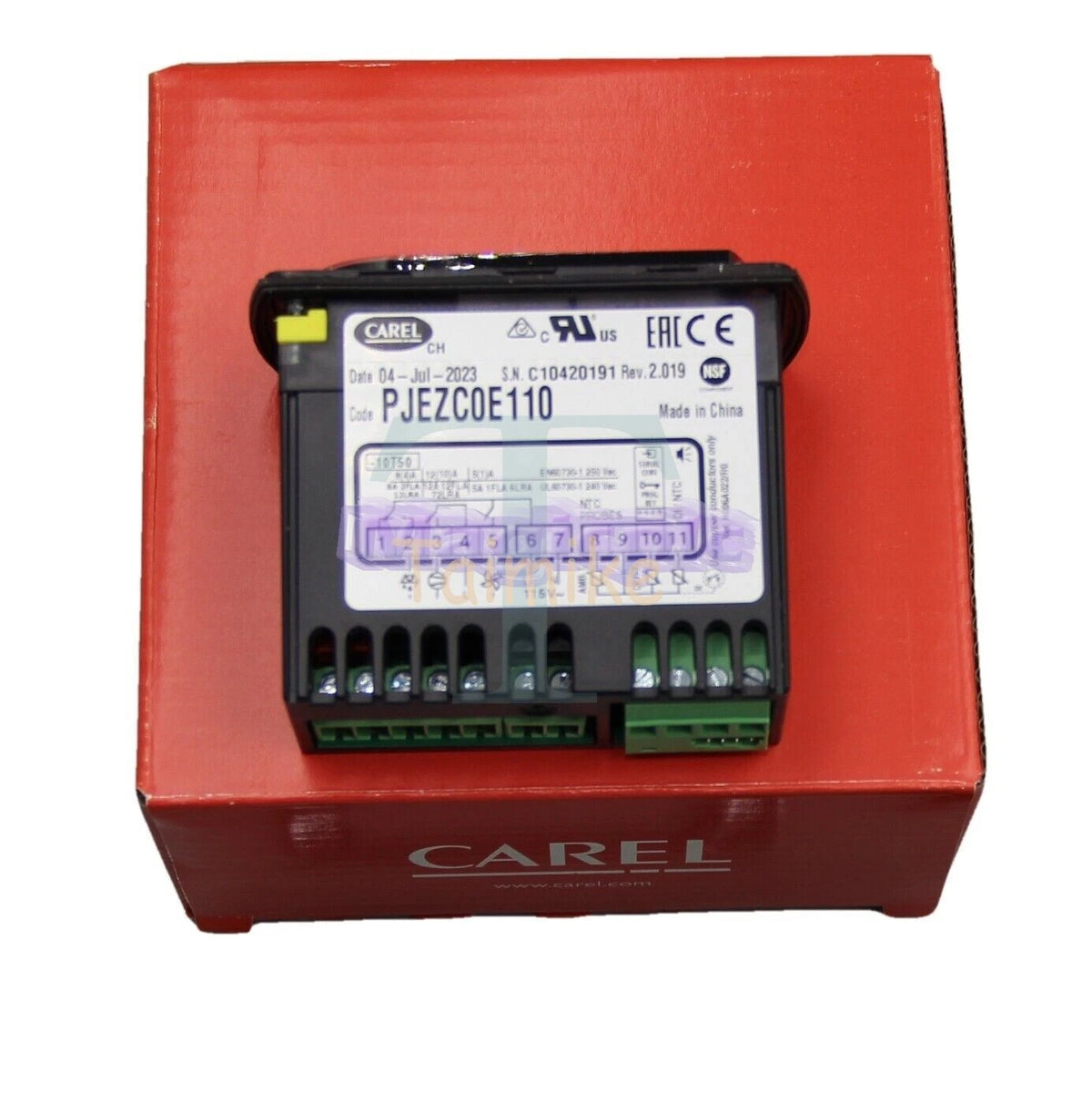 PJEZC0E110 Carel Temperature Controller to replace PYBU1R0537 ( PZBUC0H111K )