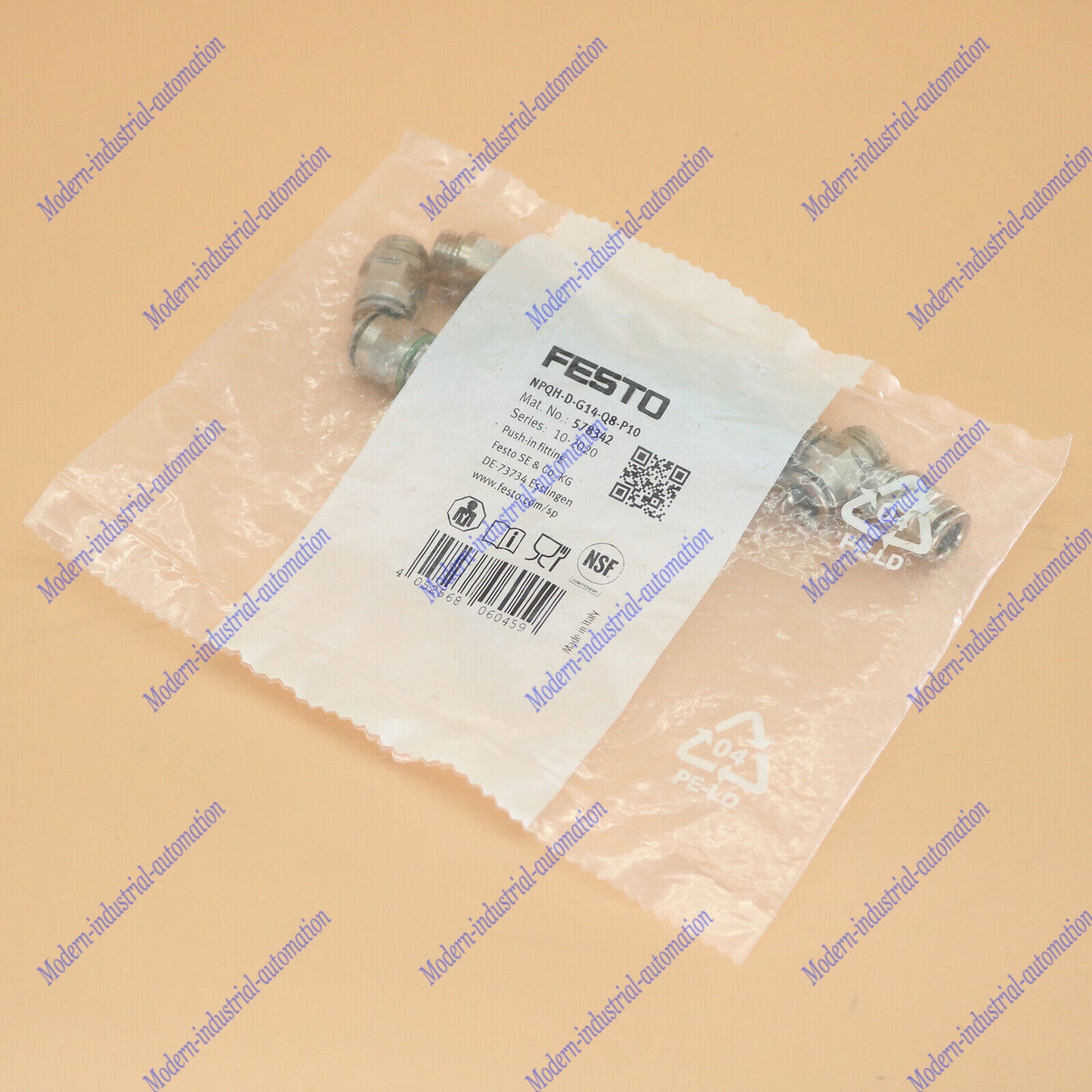 new 10PC/bag FESTO NPQH-D-G14-Q8-P10 578342 joint ship - FESTO