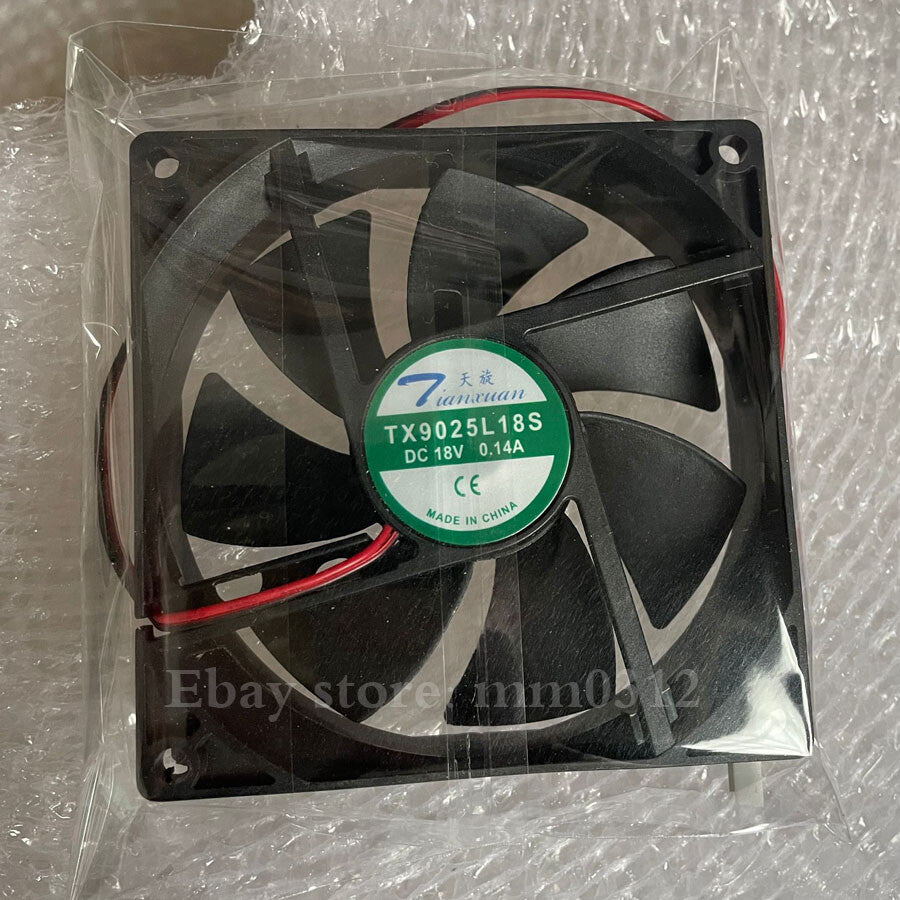 Tianxuan TX9025L18S DC18V 0.14A 9CM 9025 90mm cooling fan 2pin