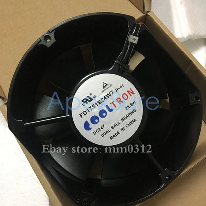1PC COOLTRON cooling fan FD1751B24W7-3P-61 DC24V 28.8W