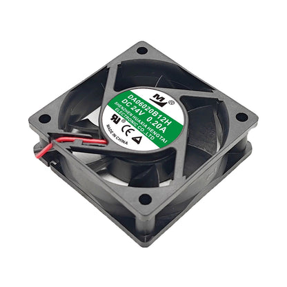 M DA06020B12H DC24V 0.20A 2-Wire Ball Chassis Inverter Cooling Fan