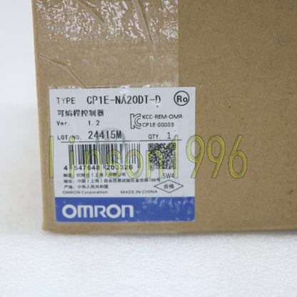 Omron CP1E-NA20DT-D PLC Output Module 1 Year - OMRON