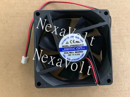 JAMICON JF0825B2UR-R 24V 0.21A 8CM double ball cooling fan 8025