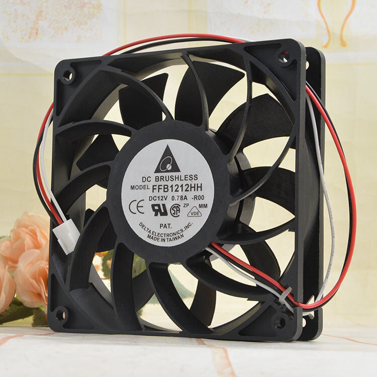 1pcs Delta FFB1212HH -R00 12cm 12V 0.78A 12025 Cooling fan 3pin
