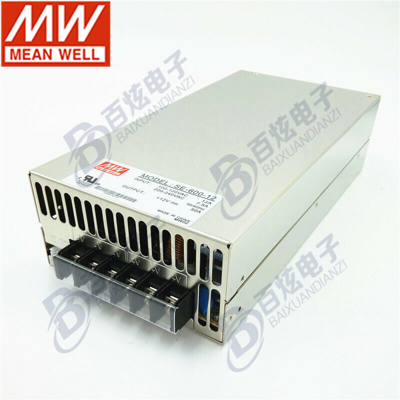 new 1 pcs MEAN WELL SE-600-12 600W 12V 50A power supply