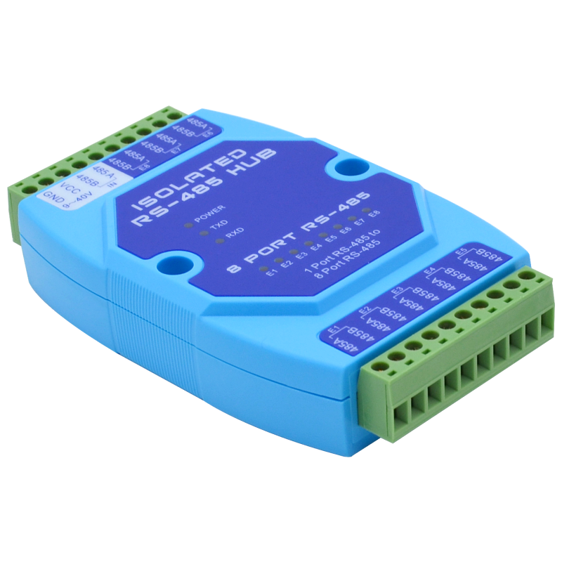 new 8-channel rs485 splitter 485 sharer Industrial grade optically isolated repeater - KOEED