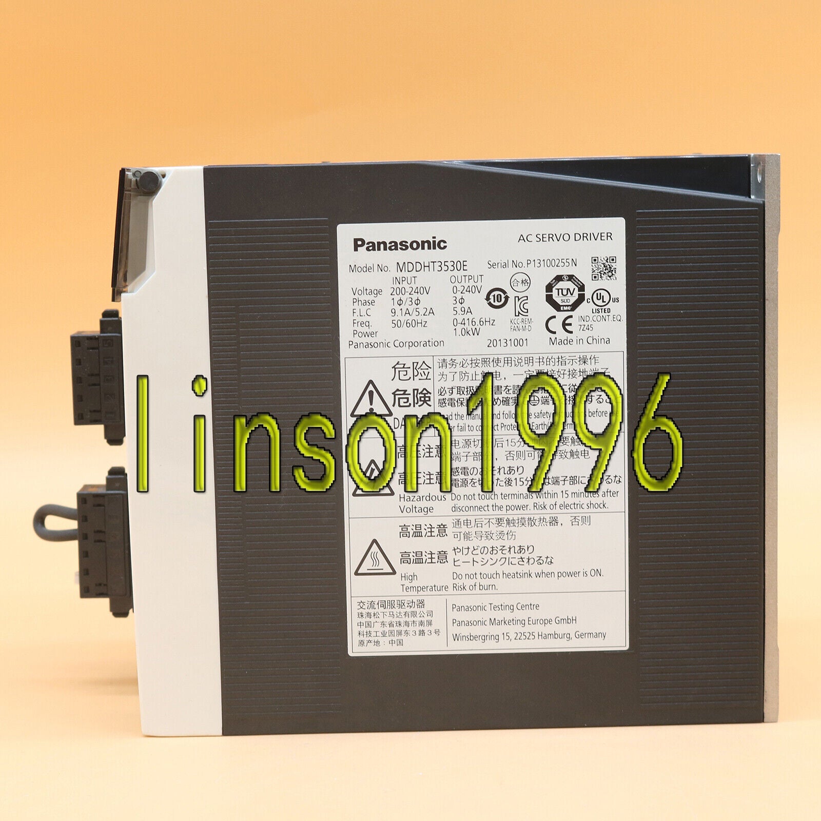 Used Panasonic MDDHT3530E Servo Drive - Tested - PANASONIC