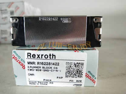 new 1x R162281422 Rexroth RUNNER BLOCK BLOCK BALL BEARING - REXROTH