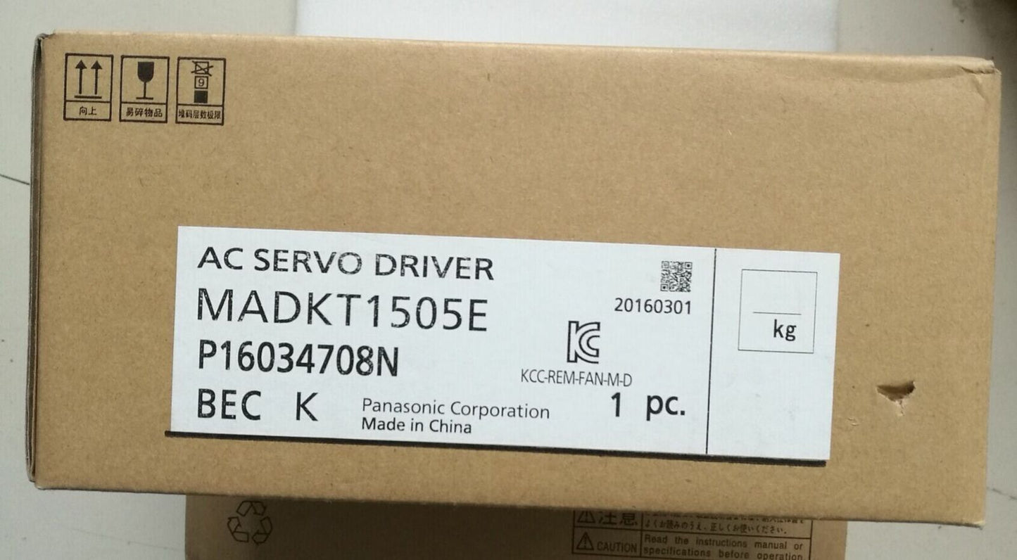 PANasonic Servo Driver MADKT1505E In Box - PANASONIC