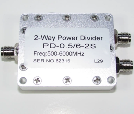 PD-0.5 6-2S 2-way Power Divider 0.5-6GHz 30W - ANOKI