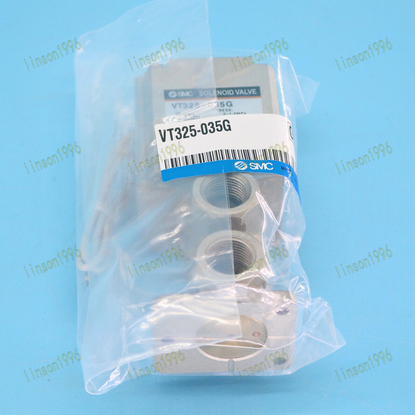 VT325-035G Solenoid Valve Replacement Part for SMC VT325-035G, High-Quality Industrial Solenoid Valve with PS10-16 Pressure Range and 10-100 GPM Flow Capacity - SMC