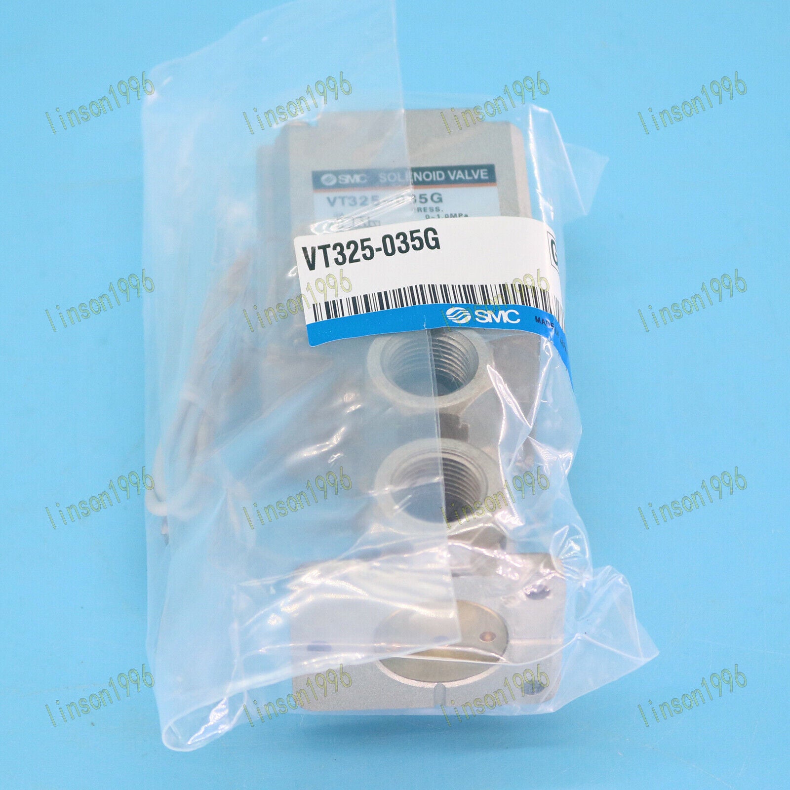 VT325-035G Solenoid Valve Replacement Part for SMC VT325-035G, High-Quality Industrial Solenoid Valve with PS10-16 Pressure Range and 10-100 GPM Flow Capacity - SMC