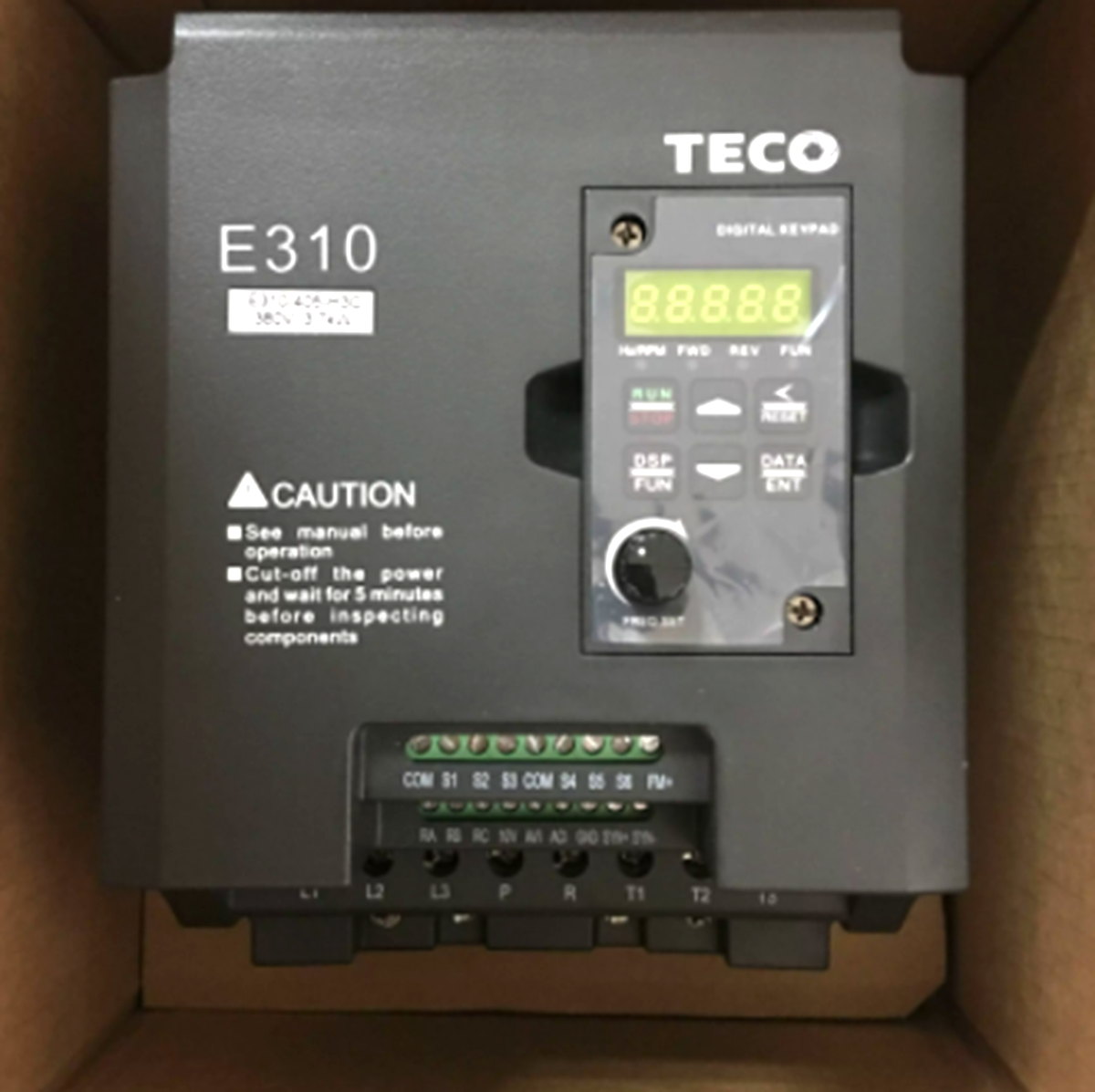 new  TECO E310-405-H3 E310 Series Inverter 3.7KW 380V TECO