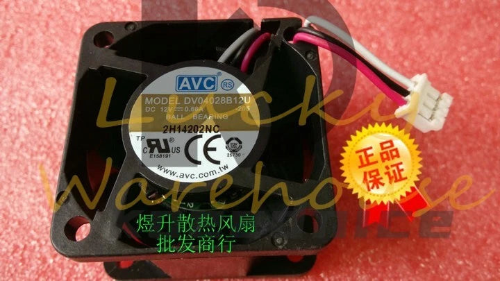 AVC DV04028B12U -205 DC12V 0.66A 4CM 4028 cooling fan 3pin