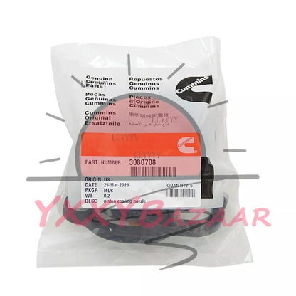 6Pcs 3080708 Piston Cooling Nozzle Fits For ISM QSM11 M11 ISM11 Cummins Engine