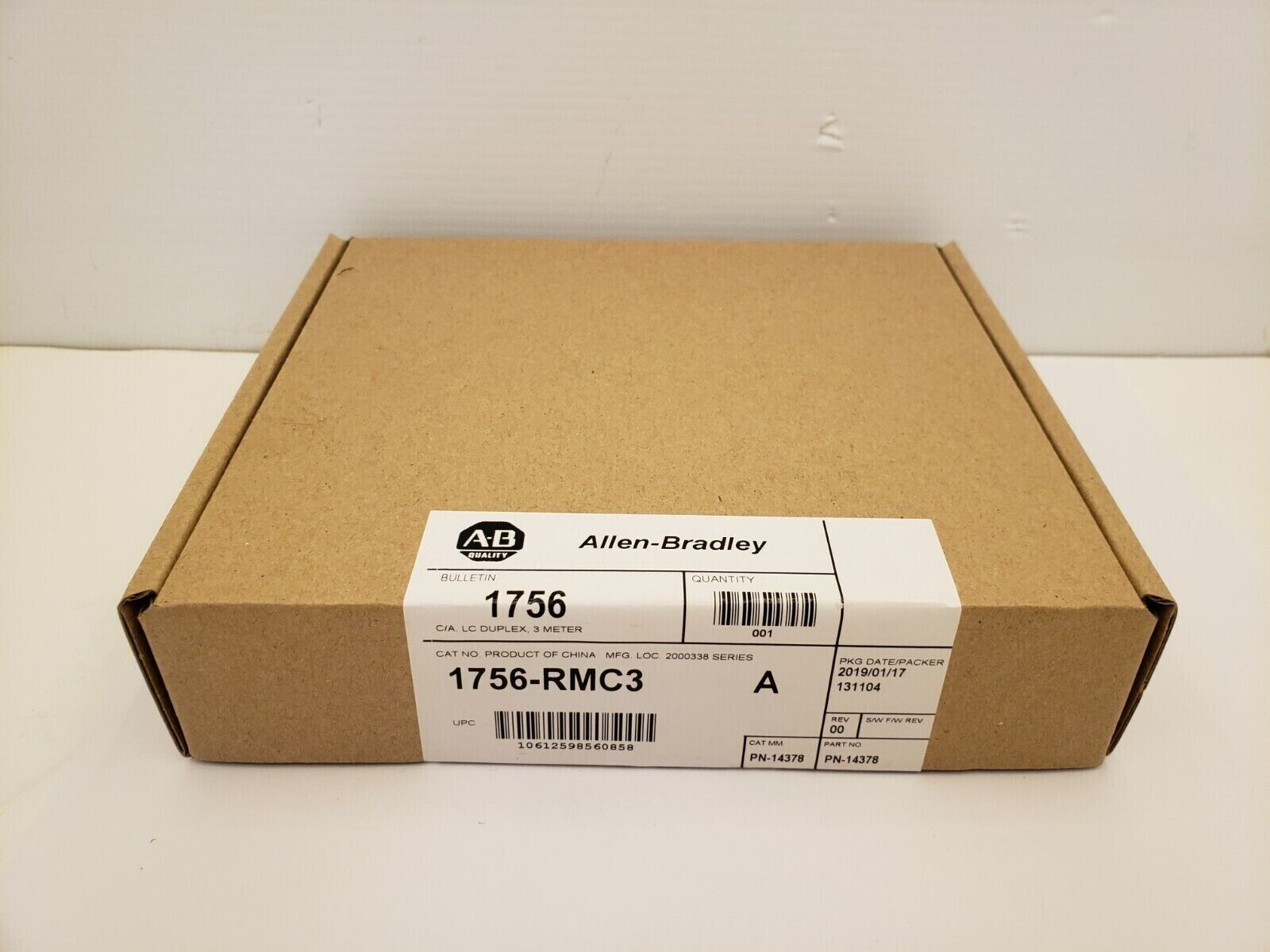NEW FACTORY SEALED ALLEN BRADLEY 1756-RMC3 Fiber Cable Module US - ALLEN BRADLEY
