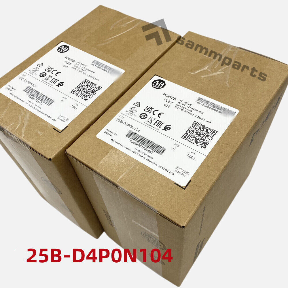 Allen-Bradley PowerFlex 525 AC Drive, 2.0HP, 480V Factory Sealed - ALLEN-BRADLEY