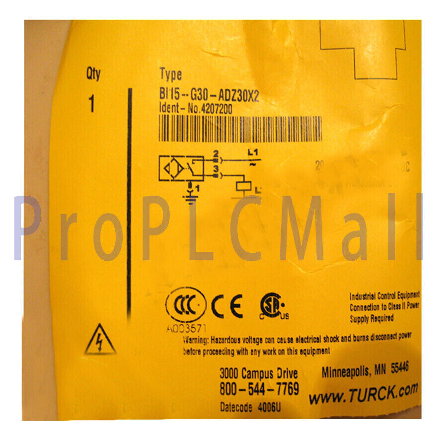 new 1PC~TURCK BI15-G30-ADZ30X2 4207200 Inductive sensor ~ - TURCK