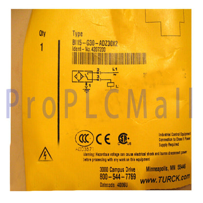 new 1PC~TURCK BI15-G30-ADZ30X2 4207200 Inductive sensor ~ - TURCK