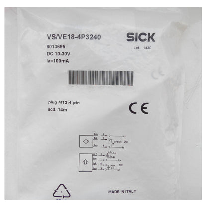 ONE SICK Photoelectric Switch VS/VE18-4P3240 SPOT STOCKS - SICK
