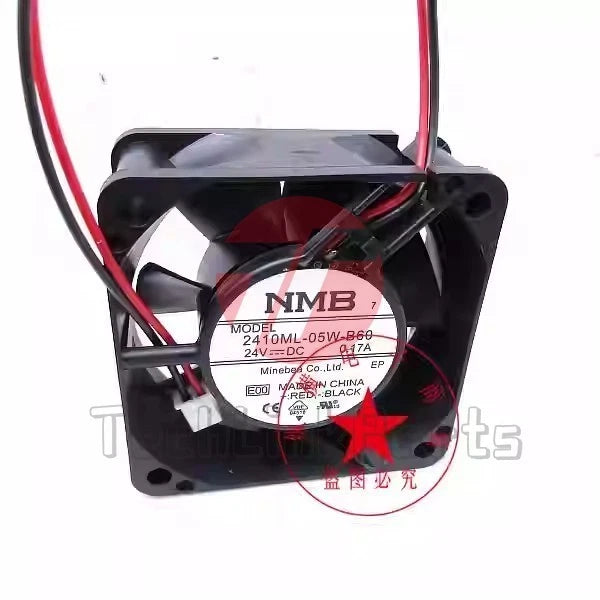 NMB 2410ML-05W-B60 6025 DC24V 0.17A 6CM 2-Pin Axial Cooling Fan