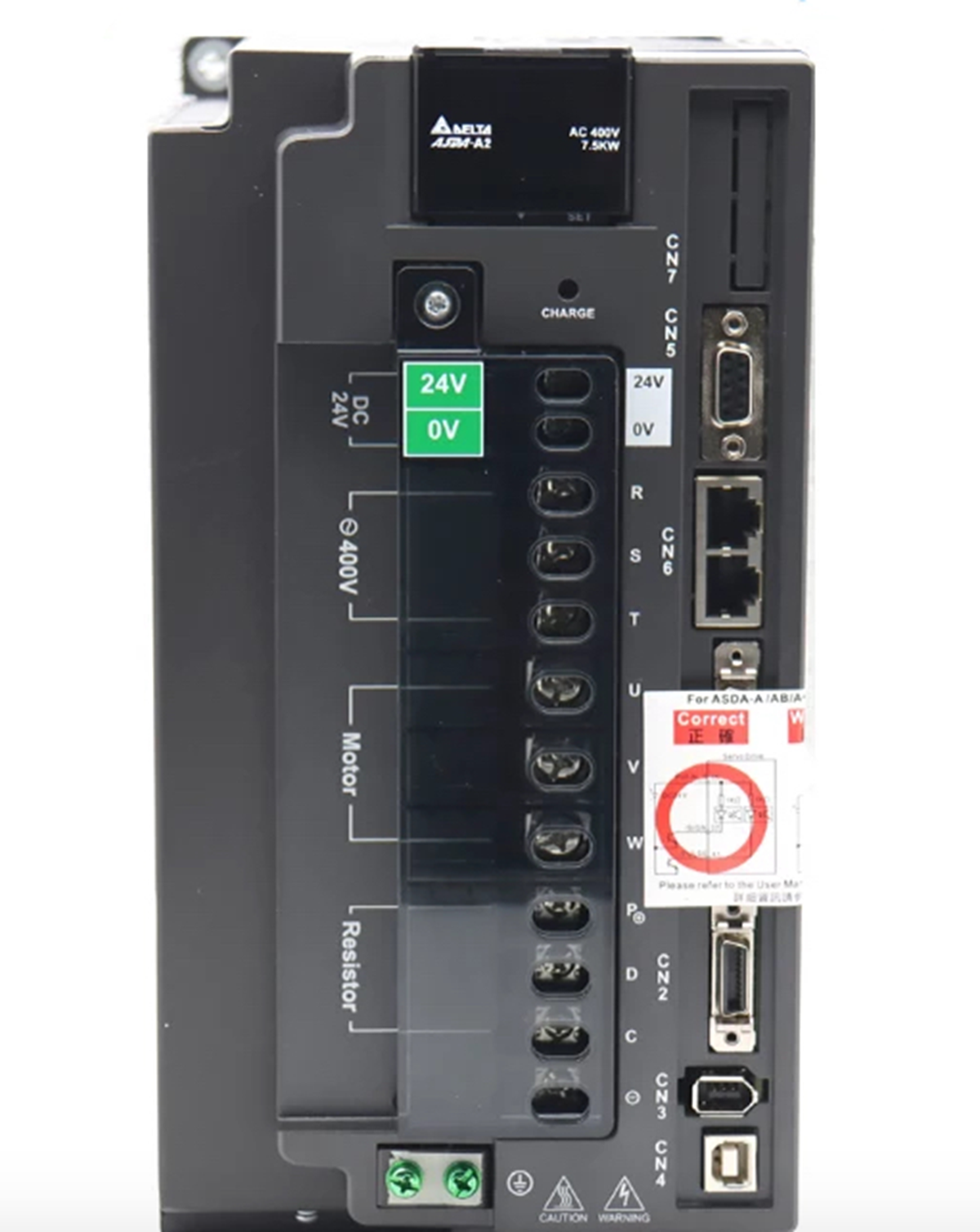 Delta ASD-A2-7543-U PLC AC Servo Driver - DELTA